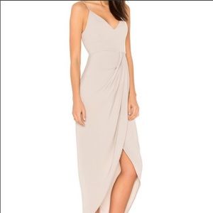 SHONA JOY Size 4 Oyster Tulip Hem Maxi Dress